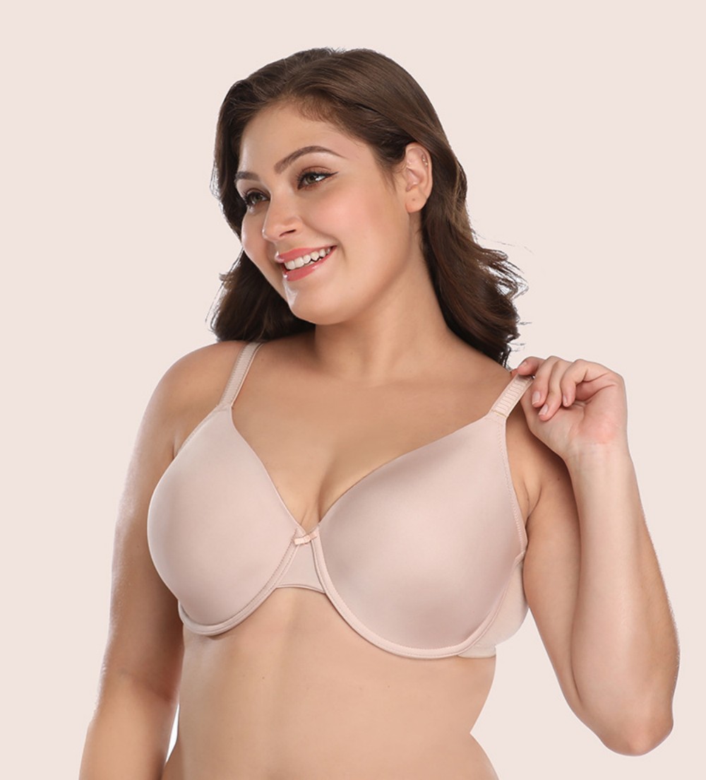 3 Pack Женская косточках Push Up Бюстгальтер Бесшовные Комфорт Футболка Плюс Размер Бюстгальтер